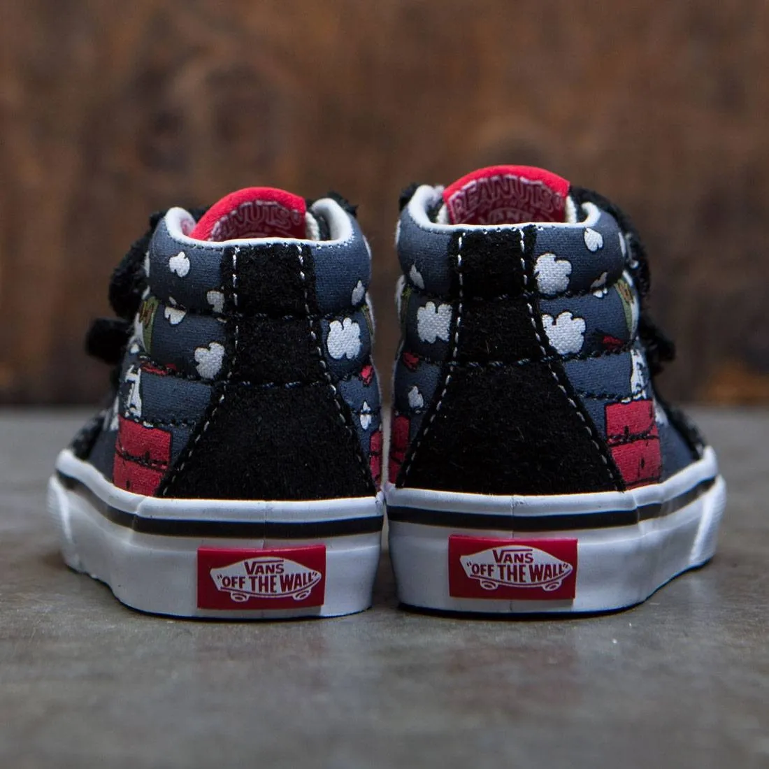 Vans x Peanuts Toddlers Sk8-Mid Reissue V - Flying Ace (black)