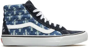 Vans x Supreme Sk8-Hi Hole Punch Denim Blue sneakers