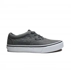 Vans YT Doheny (Reflective Flame)| Pewter/White Canvas | Childrens Lace Up Sneakers