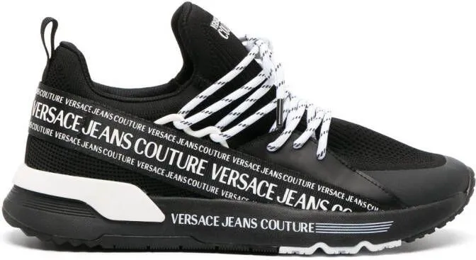 Versace Jeans Couture logo-print low-top sneakers Black