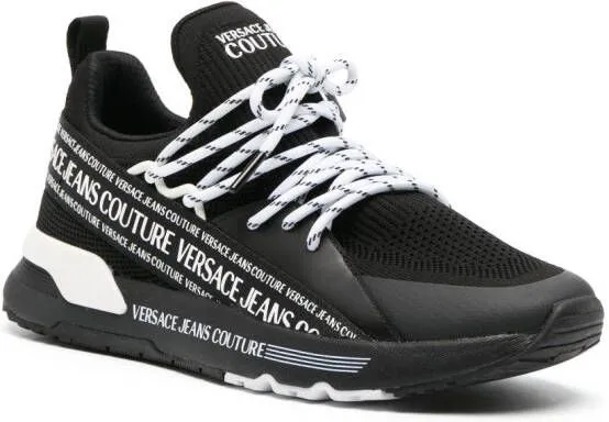 Versace Jeans Couture logo-print low-top sneakers Black