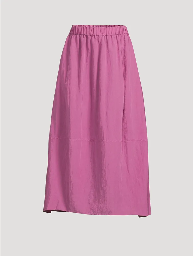 VINCE Tiered Midi Skirt