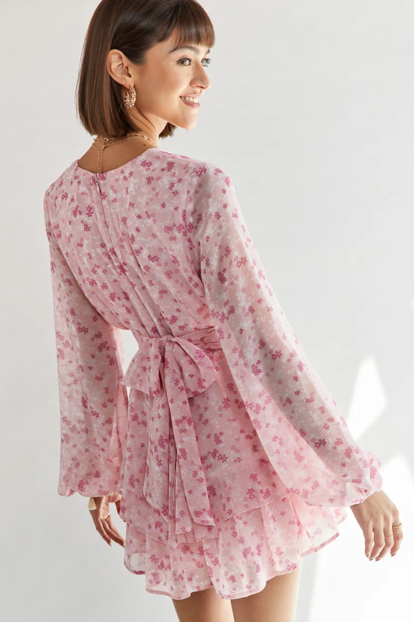 Wanda Tiered Floral Romper