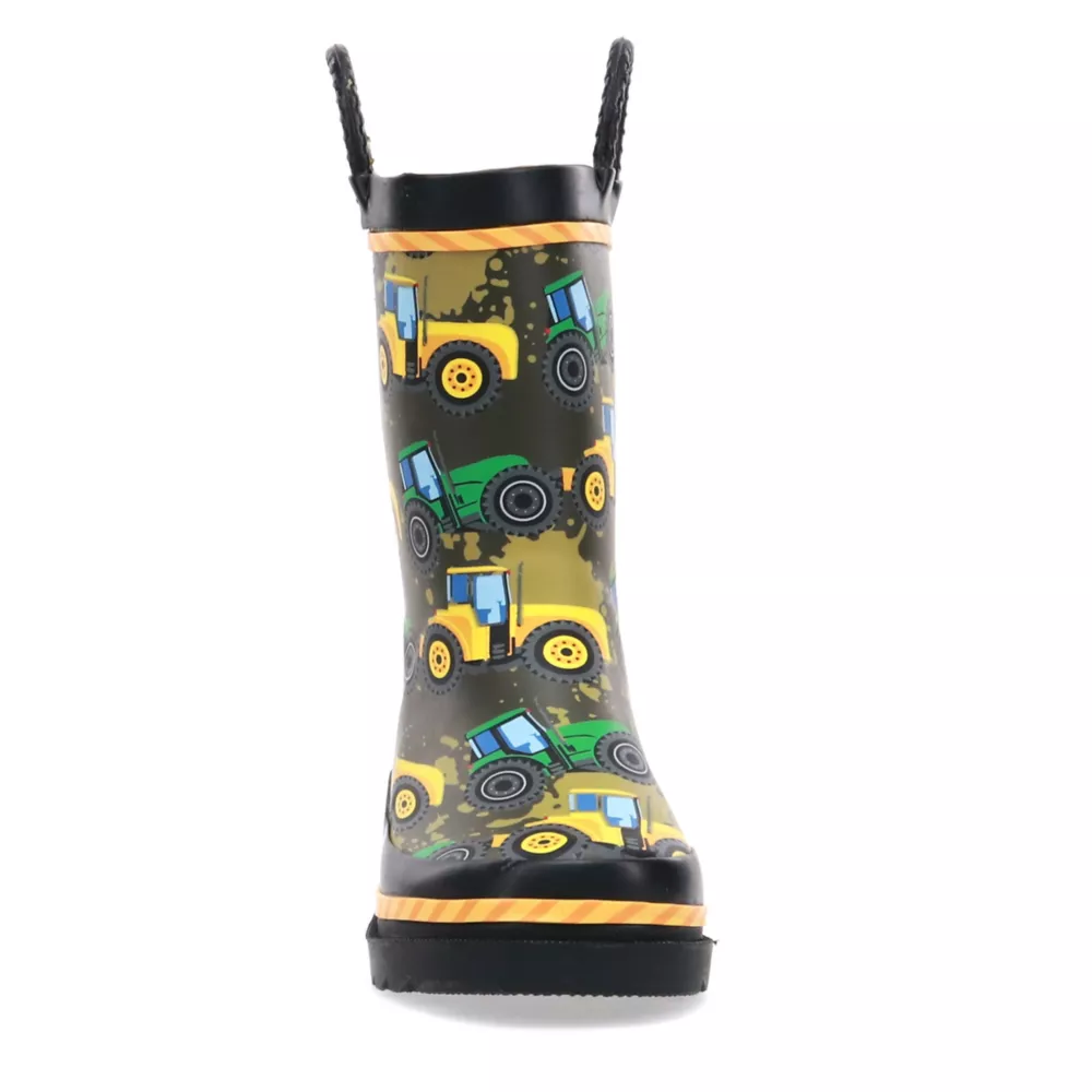 WESTERN CHIEF  BOYS TODDLER TRACTOR TOUGH RAIN BOOT