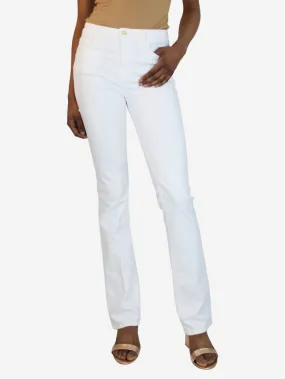   White le mini boot jeans - size UK 8