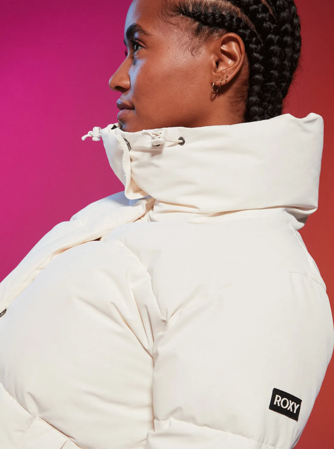 Winter Rebel Winter Bomber Jacket - Egret