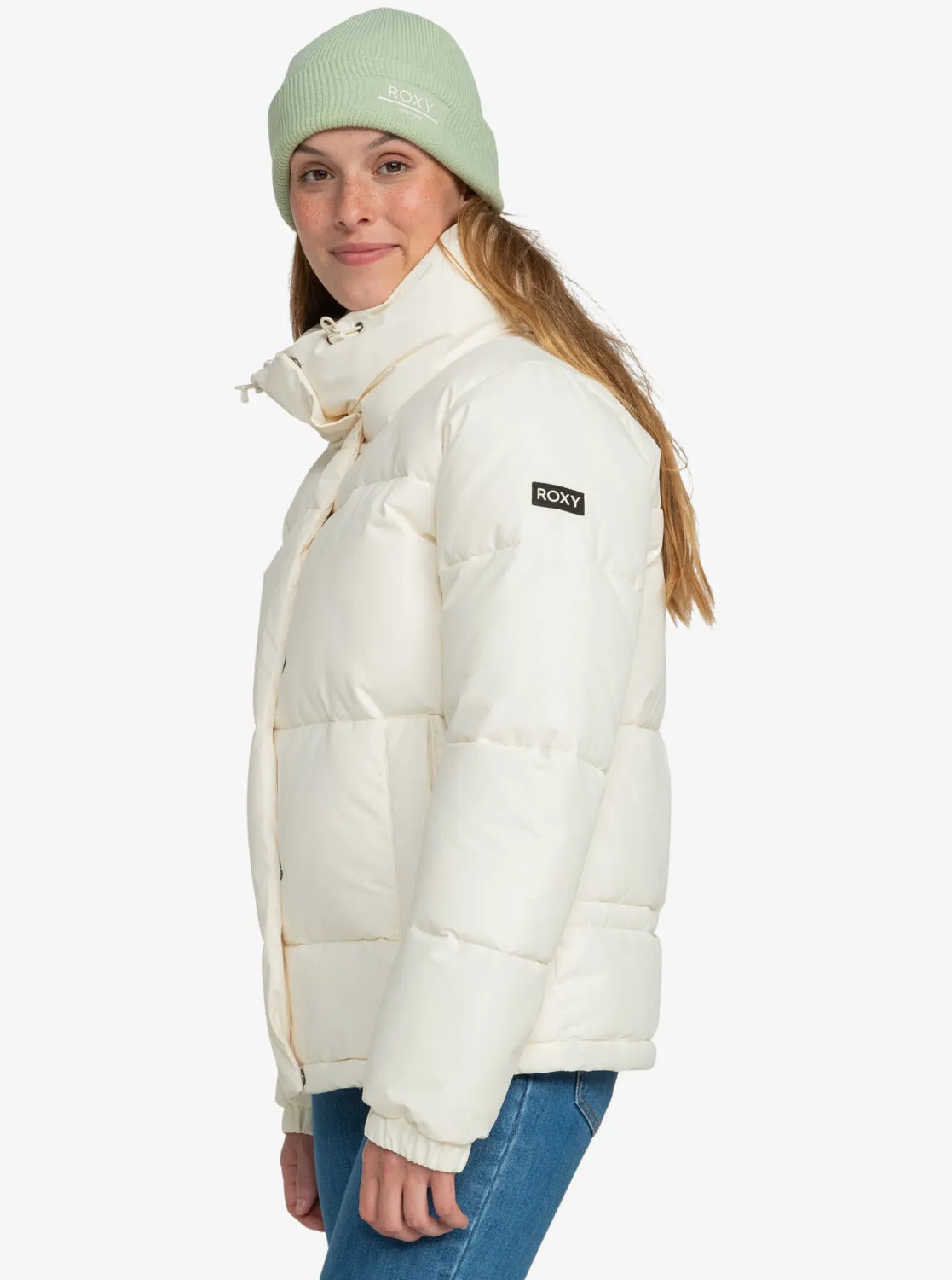 Winter Rebel Winter Bomber Jacket - Egret