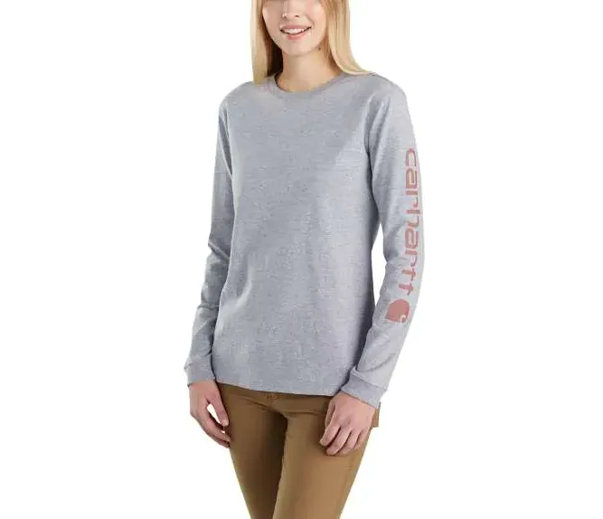 WK231 Workwear Sleeve Logo Long Sleeve T-shirt