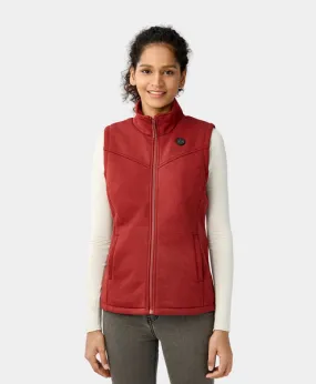 Women's Heated Fleece Vest - New Colors