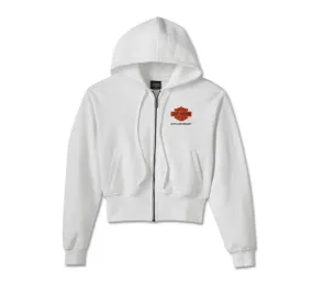 Women's 120th Anniversary Zip Front Hoodie - Bright White: 96893-23VW