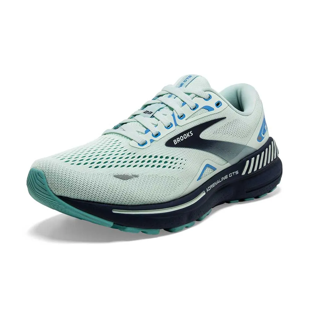 Women's Adrenaline GTS 23 Running Shoe - Blue Glass/Nile Blue/Marina- Wide (D)