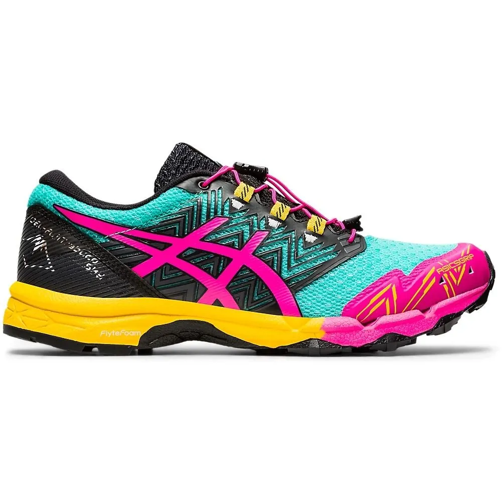 Women's ASICS GEL-FujiTrabuco SKY (Sea Glass/Pink Glow)