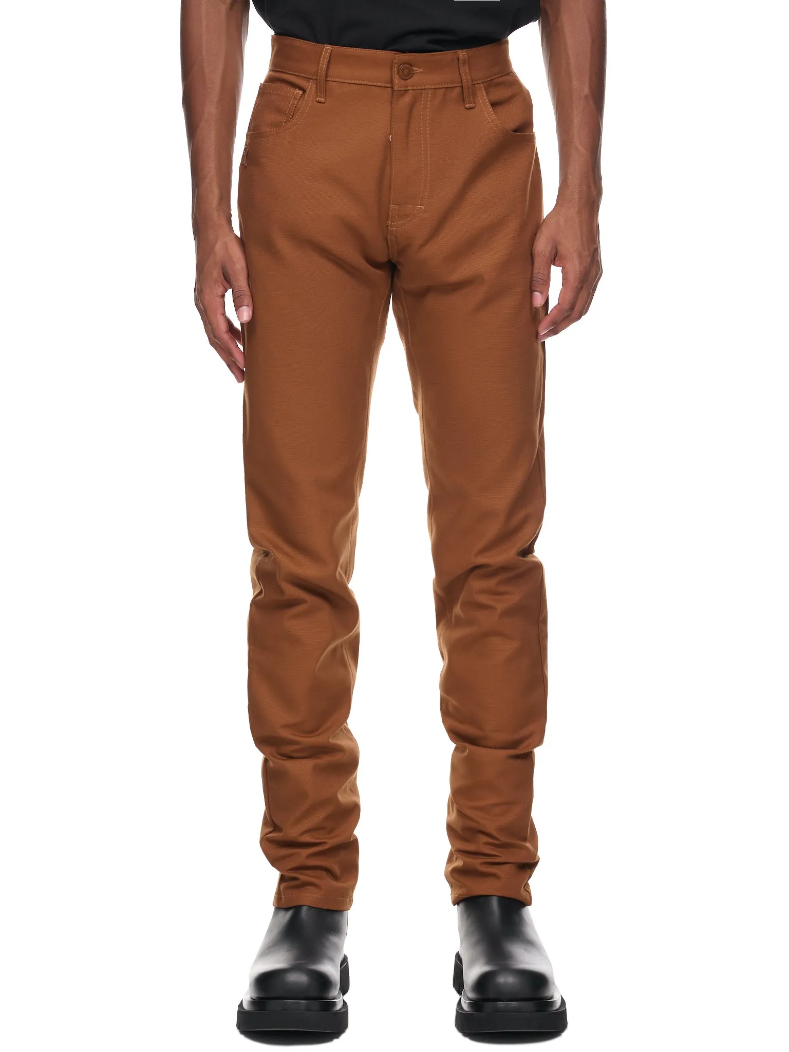 Workwear Denim Pants (222-M310-10080-DARK-BROWN)