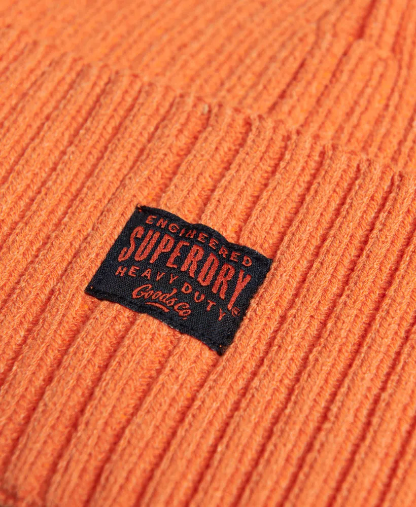 Workwear Knitted Beanie | Jaffa Orange