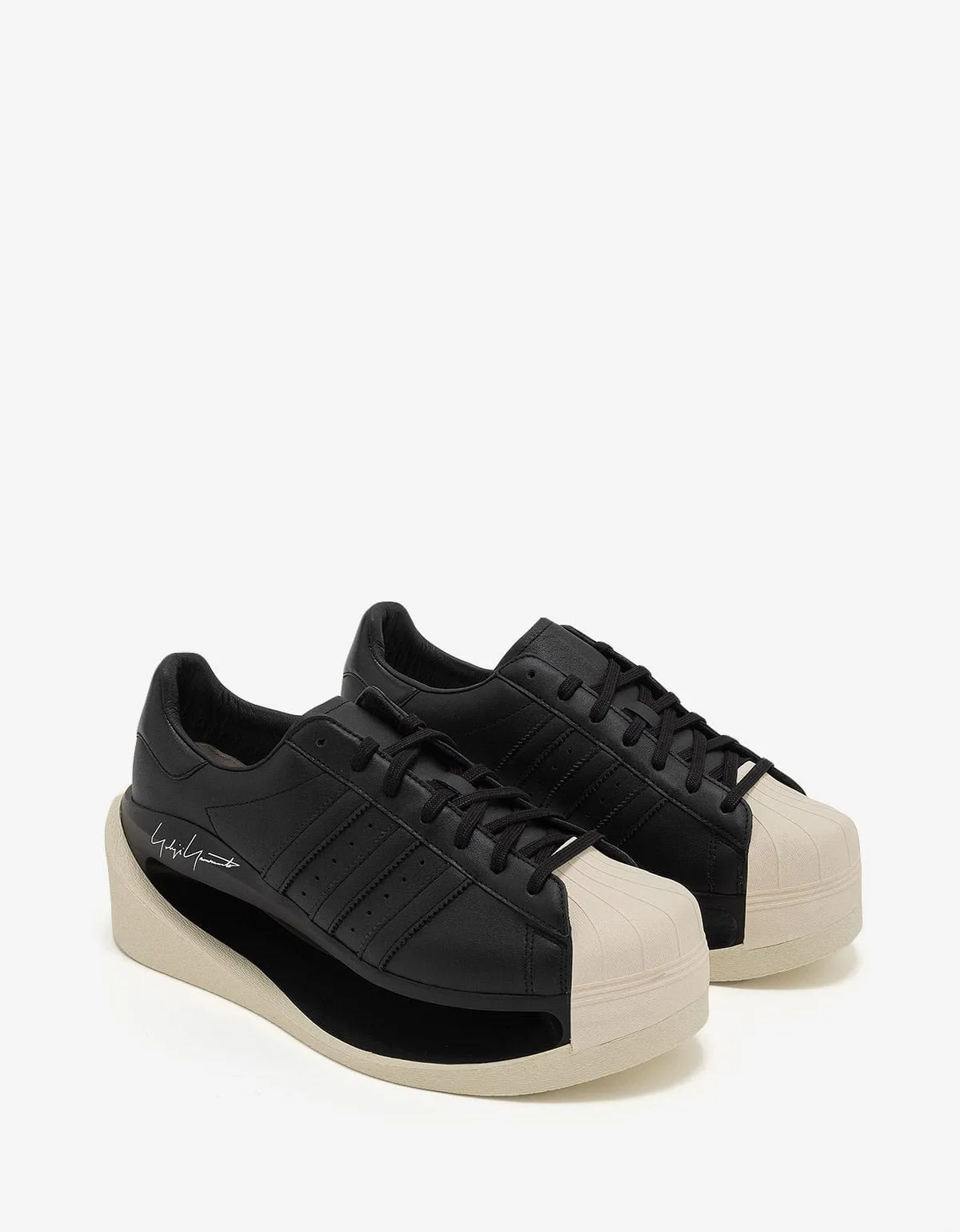 Y-3 Black Gendo Superstar Trainers