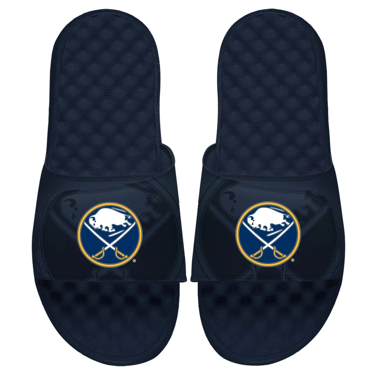 Youth Buffalo Sabres ISlide Navy OT Slide Sandals