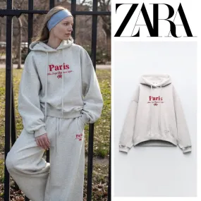 ZARA  |OVERSIZED HOODIE SWEATSHIRT