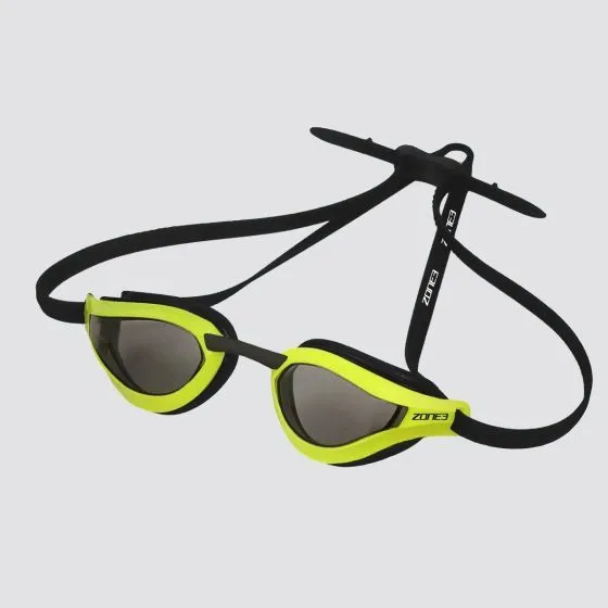 Zone 3 Viper Speed Swim Grey Tinted Goggles - Lime/Black